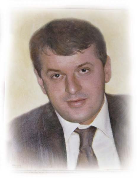 Портрет маслом мужчины из Калининграда, Минска